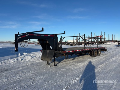 2001 Diamond 30FMAX-L 30 ft T/A Gooseneck Plant Trailer
