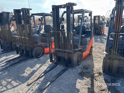 2020 Toyota 8FGCU25 4500 lb Cushion Tire Gabelstapler