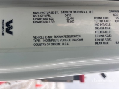 2018 Foremost on 2019 Western Star 4700 6x4 Vacuum Tanker Truck