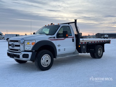 2015 Ford F-550 XLT 4x4 Flatbed Truck