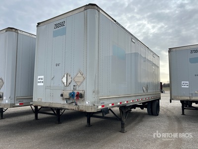2015 Stoughton DVW-285S-C-WDG 28 ft x 102 in S/A Remolque de furgoneta