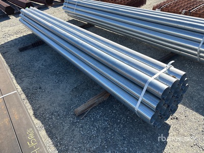 Quantity of (19) 5 in. OD 11 GA Galvanized 15 ft 3 in. Steel Pipe