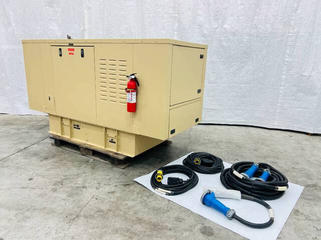 2012 25kW Diesel Generator w/ Power Distribution Cords