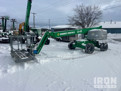 2016 Genie S-45 4WD Diesel Telescopic Boom Lift