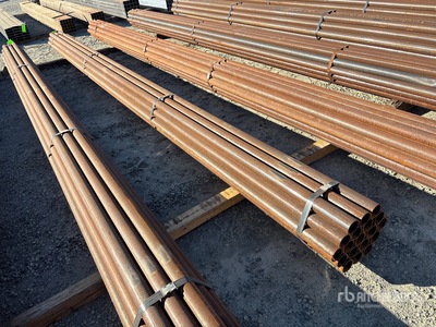 Quantity of (19) 2 7/8 in OD Blk Schedule 40 x 21 ft Steel Pijp (Unused)