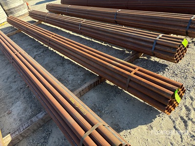 Quantity of (19) 2 7/8 in OD Blk Schedule 10 x 24 ft Steel Pipe