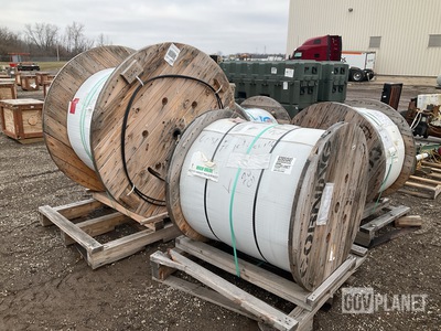 (4) Rolls of Corning Optical Communication Cable