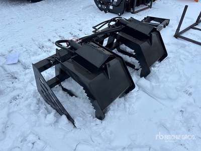 2026 GIYI GY-HWG72 72 in Skeleton Benne avec Grappin pour chargeuse à différentiel (Unused)