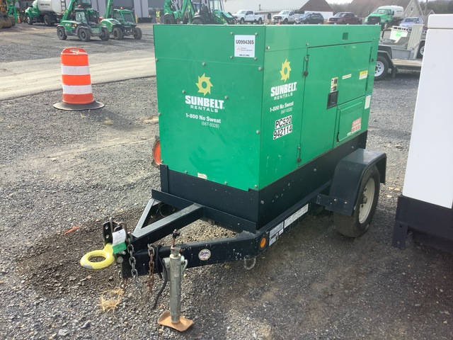 2016 Multiquip Whisperwatt DCA-25SSIU4F 20 kW Mobile Generator Set