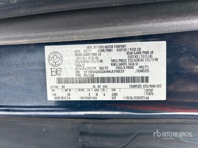 2017 Ford Transit 350 4x2 Utility Truck