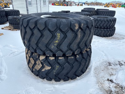 Quantity of (2) Taihao 29.5x25 E3/L3 Tires (Unused)