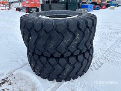 Quantity of (2) Taihao 29.5x25 E3/L3 Tires (Unused)