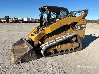 2012 Cat 299D Two-Speed لودر بجنزير