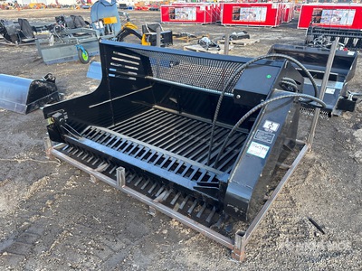 2025 GIYI CWG72 72 in Curved Wood Grabber Divers - Accessoires pour chargeuse à différentiel