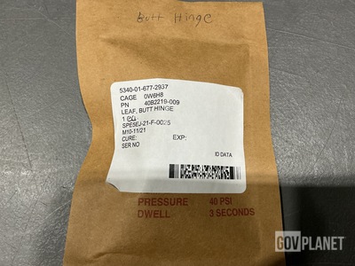 Northrop Grumman 40B2219-009 Butt Hinge Leaf