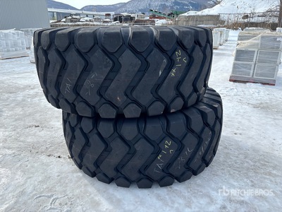 Quantity of (2) Taihao 29.5x25 E3/L3 إطارات المعدات (Unused)