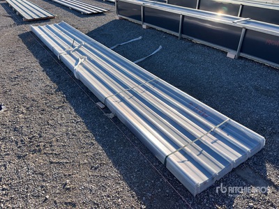 Quantity of (50) 19.69 ft x 35 in Clear Corrugated Polycarbonate Roof Panel (Unused)