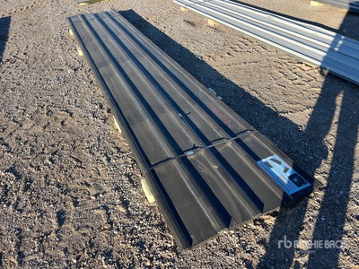 Quantity of (30) Black Metal Roof Panels (Unused)