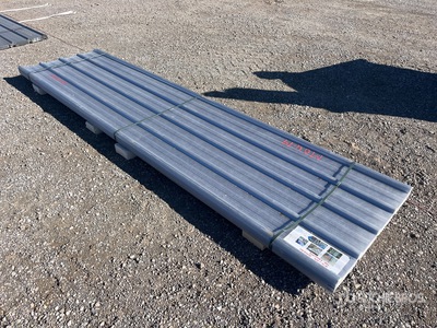 Quantity of (30) 12 ft x 35 in Clear Corrugated Polycarbonate Roof Panel معدات بناء متنوعة (Unused)