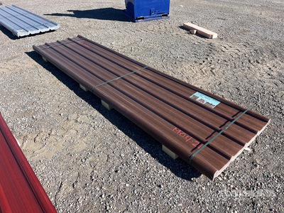 Quantity of (30) Brown Polycarbonate Roof Panel معدات بناء متنوعة (Unused)