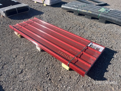 Quantity of (30) Red Polycarbonate Roof Panel معدات بناء متنوعة (Unused)