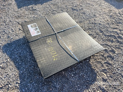 Quantity of (20) Black Steel Diamond Plate