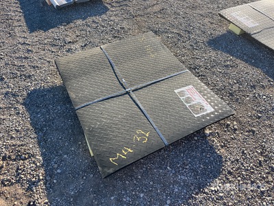 Quantity of (20) Black Steel Diamond Plate