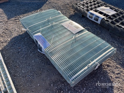 Quantity of (50) 12 Gauge 3 ft x 6 ft Galvanized Garden Mesh Steel