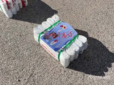 Quantity of (20) 9.8 ft x 1.2 in 2200 lb Heavy Duty Industrial Polyester Lifting Strap