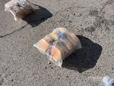 Quantity of (10) 33 ft x 2.4 in Yellow Heavy Duty Ratchet Straps