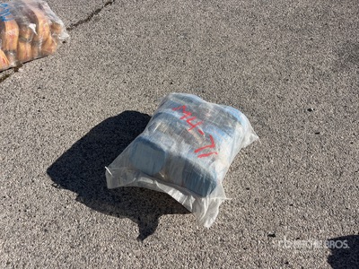 Quantity of (10) 33 ft x 2.4 in Blue Heavy Duty Ratchet Straps