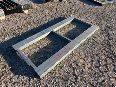 6.56 ft x 3 ft Metal Pallet Forklift Thickening