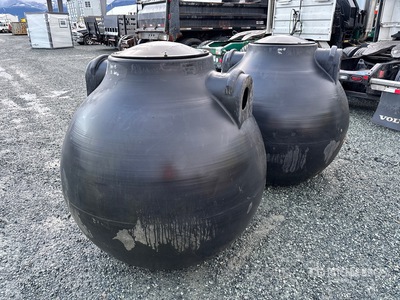Quantity of (2) 300 gal Septic Tank