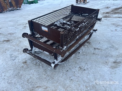 Quantity of 7 ft x 4 ft Steel Sleds