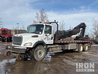 Hiab 322 E-8 HiPro 7200 kg Knuckle Boom on 2013 Freightliner M2112 6x4 Boom Truck