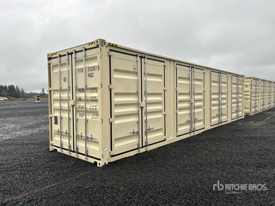 2025 40 ft High Cube Multi-Door Storage Container