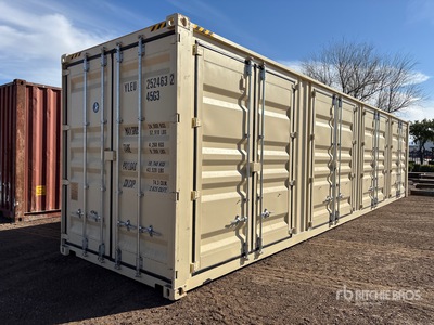 2025 40 ft High Cube Multi-Door Storage Container
