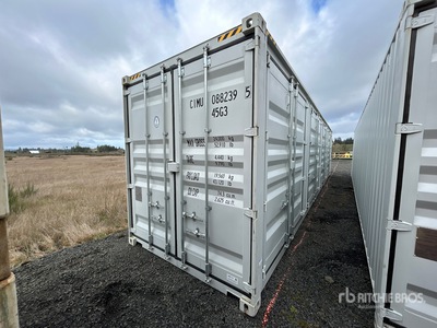 2025 40 ft High Cube Multi-Door Storage Container