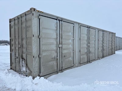 2025 40 ft High Cube Multi-Door Storage Container