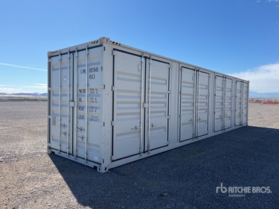 2025 40 ft High Cube Multi-Door Storage Container