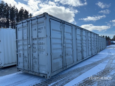 2025 40 ft High Cube Multi-Door Storage Container