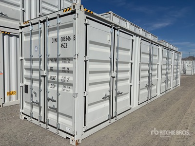 2025 40 ft High Cube Multi-Door Storage Container