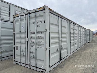 2025 40 ft High Cube Multi-Door Storage Container
