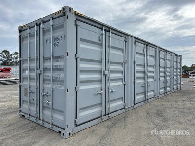 2025 40 ft High Cube Multi-Door Storage Container