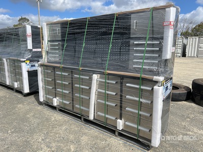 Suihe 2745 mm 30-Drawer Workbench (Unused)