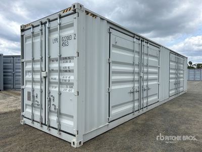 2025 40 ft High Cube Multi-Door Storage Container