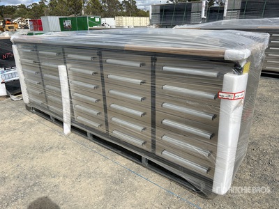 Suihe 2870 mm 30-Drawer Workbench (Unused)