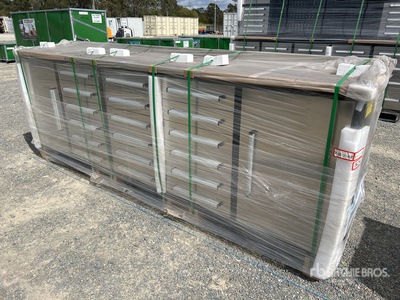 Suihe 2870 mm 18-Drawer Workbench (Unused)