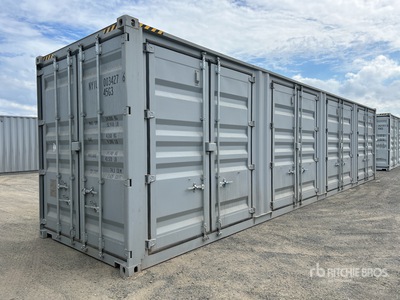 2025 40 ft High Cube Multi-Door Storage Container