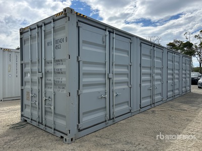 2025 40 ft High Cube Multi-Door Storage Container